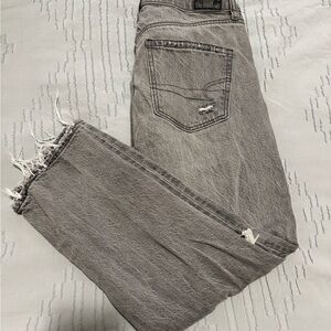 American Eagle Outfitters Gray Straight Women's Jeans